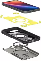 Dėklas Spigen Tough Armor phone case for iPhone SE 4 pilka