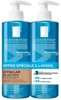 La Roche-Posay valomasis putojantis gelis 2 x 400 ml