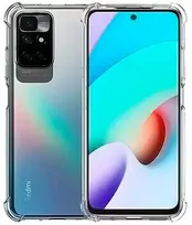 Fusion Accessories Fusion Anti Shock 1,5 mm telefono dėklas skirtas Redmi 10C 4G, permatomas