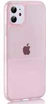 Tel Protect Window dėklas skirtas Apple iPhone 12 Pro Max rožinės spalvos