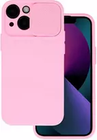 Fusion Accessories Topt Camshield Soft dėklas skirtas iPhone 16 Plus Light rožinės spalvos