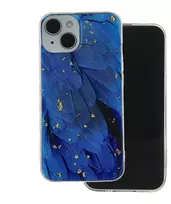 Dėklas Fusion Accessories Fusion Gold Glam Mėlyna silicone case for Samsung S928B Galaxy S24 Ultra