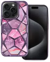 Dėklas Fusion Accessories Fusion Twinki silicone case for Apple iPhone 16 Pro violetinė