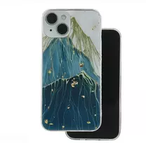 Dėklas Fusion Accessories Fusion Gold Glam Mountain silicone case for Samsung A155 Galaxy A15 4G 5G