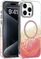 TFO Telforceone „Epoxy Mag“ dėklas, skirtas „iPhone 14 Pro 6,1“; rožinis