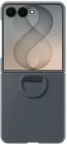 Dėklas EF776CBE Silicone Ring Magnet Samsung Galaxy Flip 8, Juodas