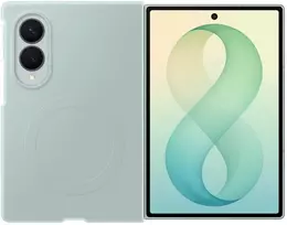 Dėklas EF971CGE Silicone Magnet Samsung Galaxy Fold 8, Žalias