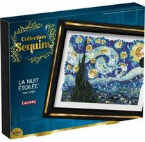 Mattel Sequin picture La nuit etoilee STARRY NIGHT Sequin embroidery 1680pcs ZA6710