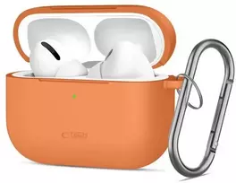 Tech-Protect Silikoninis dėklas su kabliuku AirPods Pro - oranžinis