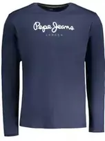 Vyriški marškinėliai su ilgomis rankovėmis Pepe Jeans, mėlyna