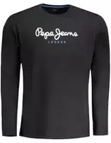 PEPE JEANS MĘSKA KOSZULKA Z DŁUGIM RĘKAWEM Juoda