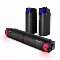 Kompiuterio kolonėlės „Sven Soundbar Mini SB-G1450“ kompiuterio garsiakalbiai, juodi (USB, RGB)