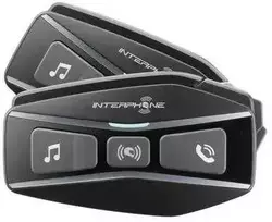 INTERPHONE U-COM 16 motociklo interkomas, komplektas dviem šalmais