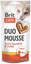 Vafo Praha Sro Brit Care Creamy Duo Mousse with Salmon and Tuna skanėstas katėms 4x14g