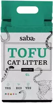 SABA žaliosios arbatos kvapo tofu kačių kraikas 6L