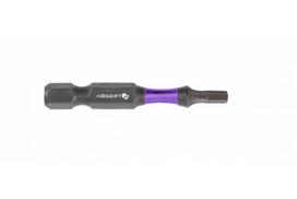 Hogert smūginis atsuktuvo antgalių rinkinys HT1S178, HEX 6mm, 50mm, 58-61 HRC, 1/4 colio HEX, 2 vnt.