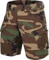 Šortai vyrams UTS 8.5", Helikon-Tex, PS Rip-stop audinys, su elastine juosta ir reguliuojamu juosmens apimtimi, 10 kišenių, kamuflažas US Woodland, 4XL
