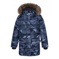 Huppa Berniukų žieminė parka VESPER, dark gray pattern, 116