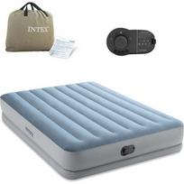 Didelis dvivietis pripučiamas čiužinys 203x152x36 cm su integruota elektrine pompa INTEX 64159