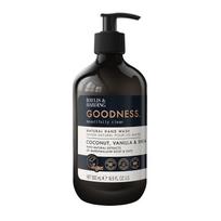 BAYLIS & HARDING GOODNESS COCONUT, VANILLA & SHEA rankų prausiklis, 500 ml