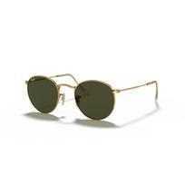 Ray-Ban Round Metal Small akiniai | Arista Gold - G-15 Green