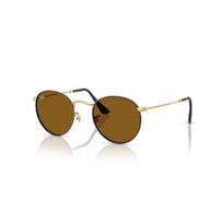 Ray-Ban Round Metal Large akiniai | Matt Havana On Matt Arista Gold - Brown