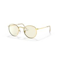 Ray-Ban Round Metal Large akiniai | Photochromic | Gold - Clear