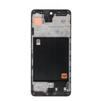 FIXCELL lcd ekranas SAMSUNG A51 4G AMOLED su juodu rėmu (stiklo pakeitimas)