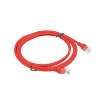 Patchcord Lanberg Cat.5e Utp 2m, raudonas, 10 vnt.