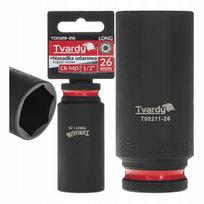 Tvardy Ilga smūginė terkšlinė galvutė 1/2" 26mm Cr-mo