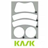 Skaidrios etiketės Kask Plasma Aq Super Hp šalmui