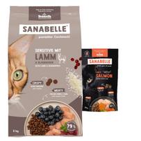 Sanabelle Life Sensitive ėriena 2kg + sultinga lašiša 250g