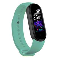 Išmanusis laikrodis iWear SM6 Fitnesa IP67 Aproce ar HR [and]amp, Asinsspiediena mēr. / Soc. tīkli / Miega monitoru Zaļš