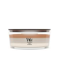 WoodWick kvapioji žvakė Trilogy Cafe Macchiato 454 g