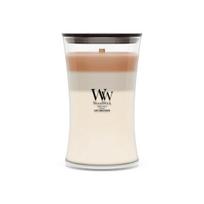 WoodWick kvapioji žvakė Trilogy Cafe Macchiato 610 g