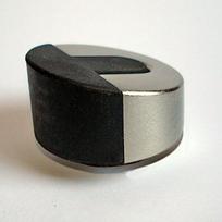 Durų atrama prisukama, d-45x25mm, matinio sidabro spalva, Aspro