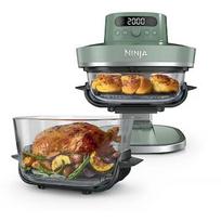 Ninja 5-in-1 XL Glass Air Fryer | AS090EUGN Crispi Pro | Power 2050 W | Capacity 5.7 L | Moss Green AS090EUGN