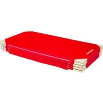 5 gimnastikos kilimėlių komplektas mokykloms, PVC, su tvirtinimo juostomis ir sustiprintais kampais, 200 x 100 x 4 cm