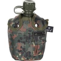 Plastikinė JAV gertuvė 1 l su dėklu BW camo, be BPA