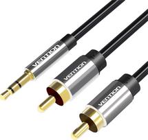 Vention BCFBF 3.5mm (Male) to 2x RCA (Male) 1m Black