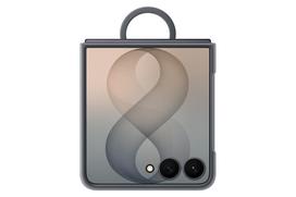 SAMSUNG Galaxy Flip8 Silicone Ring Magnet Qi2 Case, Gray (EF-EF776CBEGWW)
