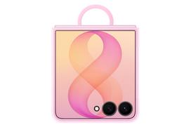 SAMSUNG Galaxy Flip8 Silicone Ring Magnet Qi2 Case, Pink (EF-EF776CVEGWW)