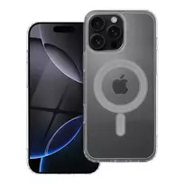 OEM Clear Mag phone case with MagSafe support for iPhone 16 Pro Max transparent