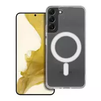 OEM Clear Mag phone case with MagSafe support for Samsung Galaxy S22+ (S906) transparent