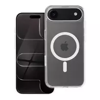 OEM Clear Elite Mag phone case with MagSafe support for iPhone 17 Air, transparent