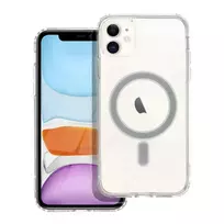 OEM Clear Mag phone case with MagSafe support for iPhone 11, transparent