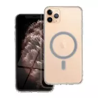 OEM Clear Mag phone case with MagSafe support for iPhone 11 Pro Max, transparent
