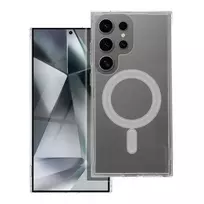 OEM Case for Samsung S24 Ultra, Clear Mag Cover, MagSafe compatible, transparent