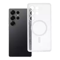 OEM Clear MagCover phone case with MagSafe support for Samsung Galaxy S25 Ultra (S938), transparent