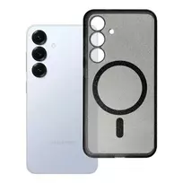 OEM Clear Mag Cover phone case with MagSafe support for Samsung Galaxy S25 (S931) black
